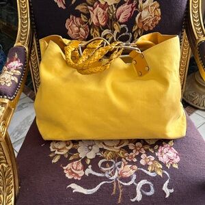 Dooney & Bourke Yellow Tote Bag